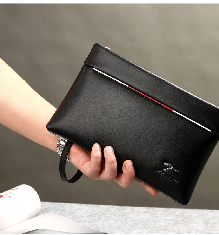 Dompet Tas Clutch Pria Black JakartaNotebook com